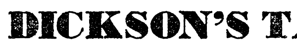 Dickson's Tales font preview